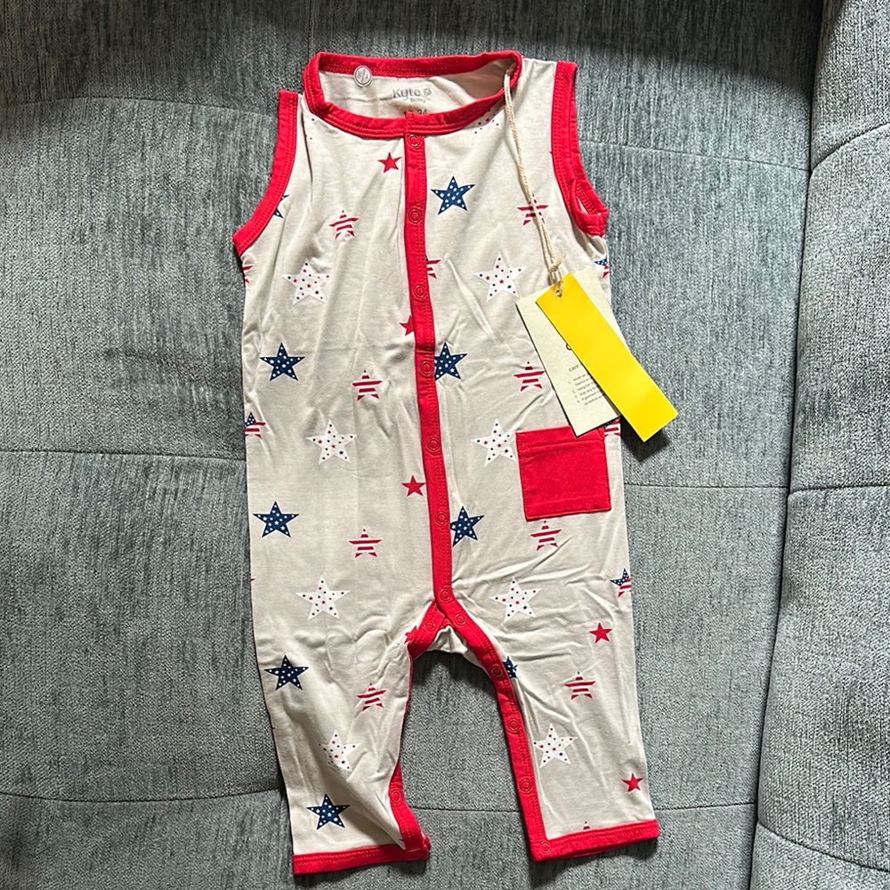 Kyte baby Liberty sleeveless romper